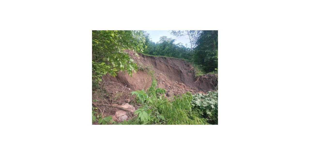 Heyelan 40 yıllık emeğini aldı