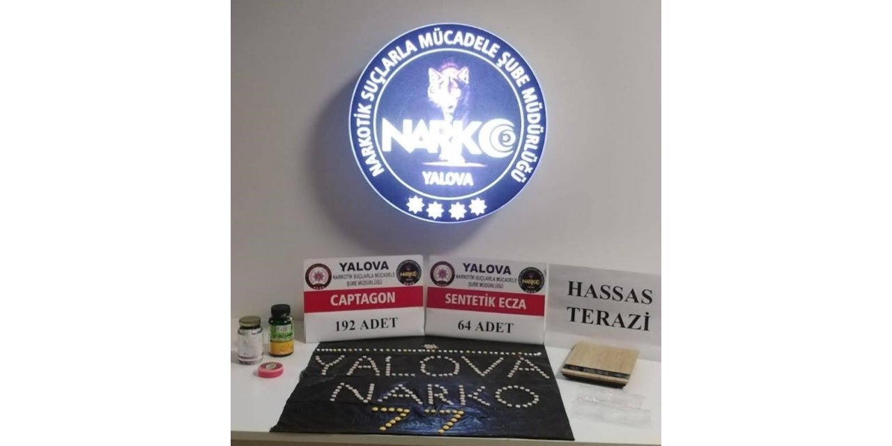 Yalova’daki uyuşturucu operasyonunda 2 tutuklama
