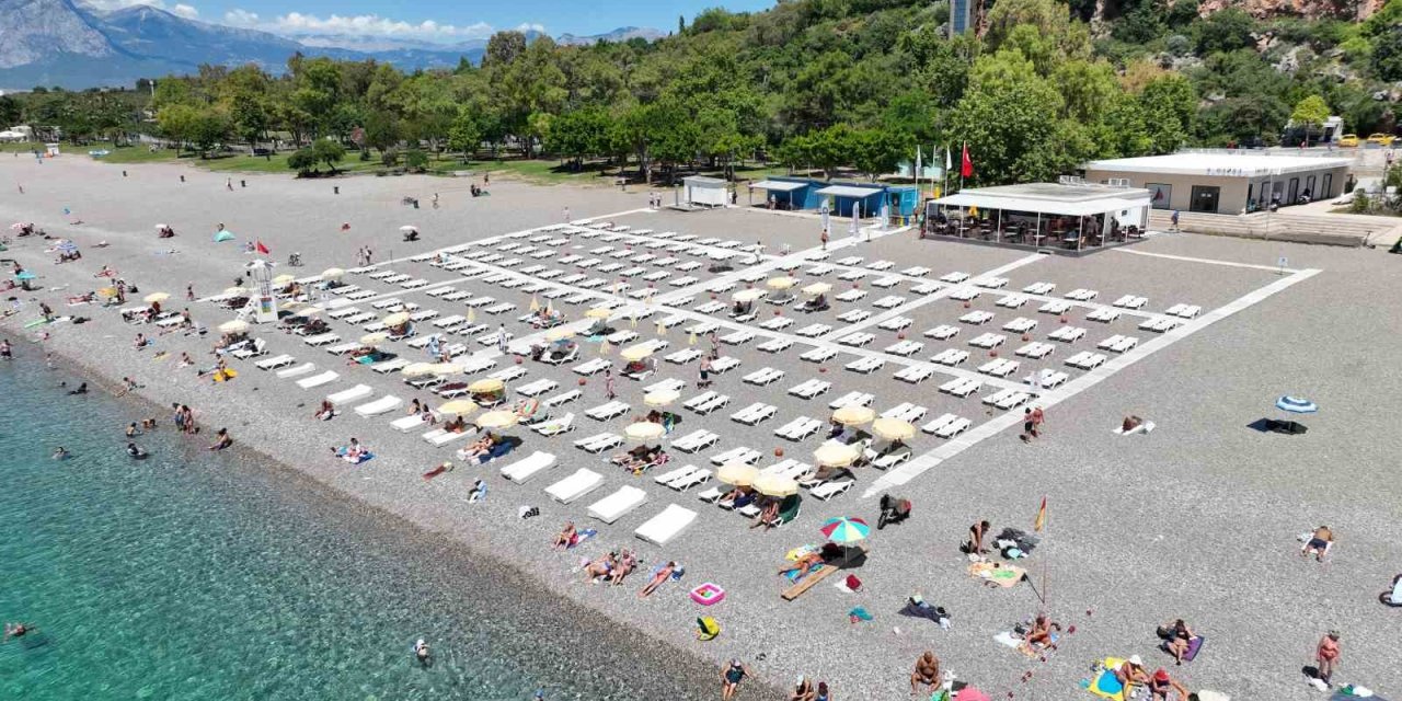 Büyükşehir’in Ekdağ plajları sezona hazır