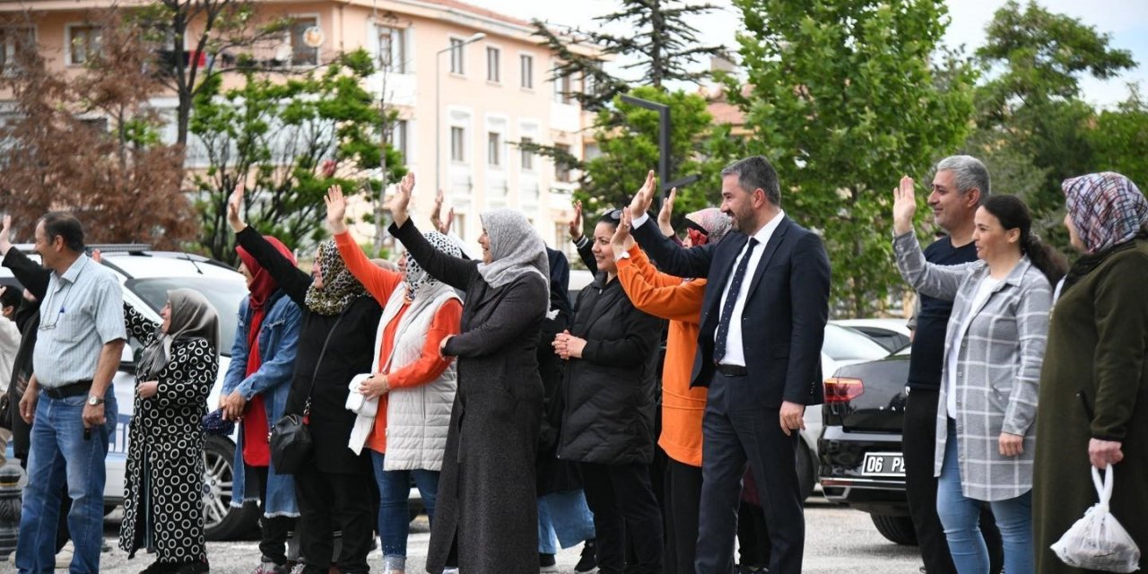 Pursaklar’ın genç kampçıları yola çıktı
