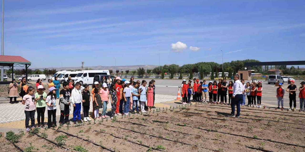 Büyükşehir’in Doğal Ürünler Bahçesi, minikleri ağırladı