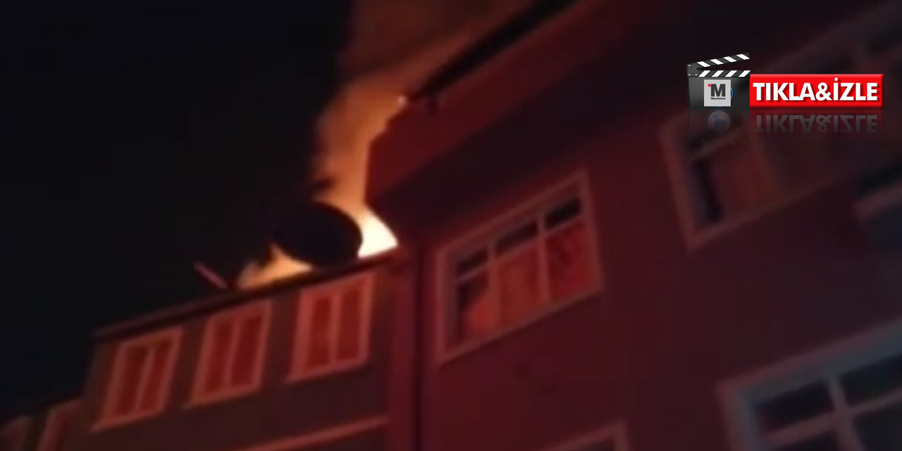 Balat’ta korkutan yangın