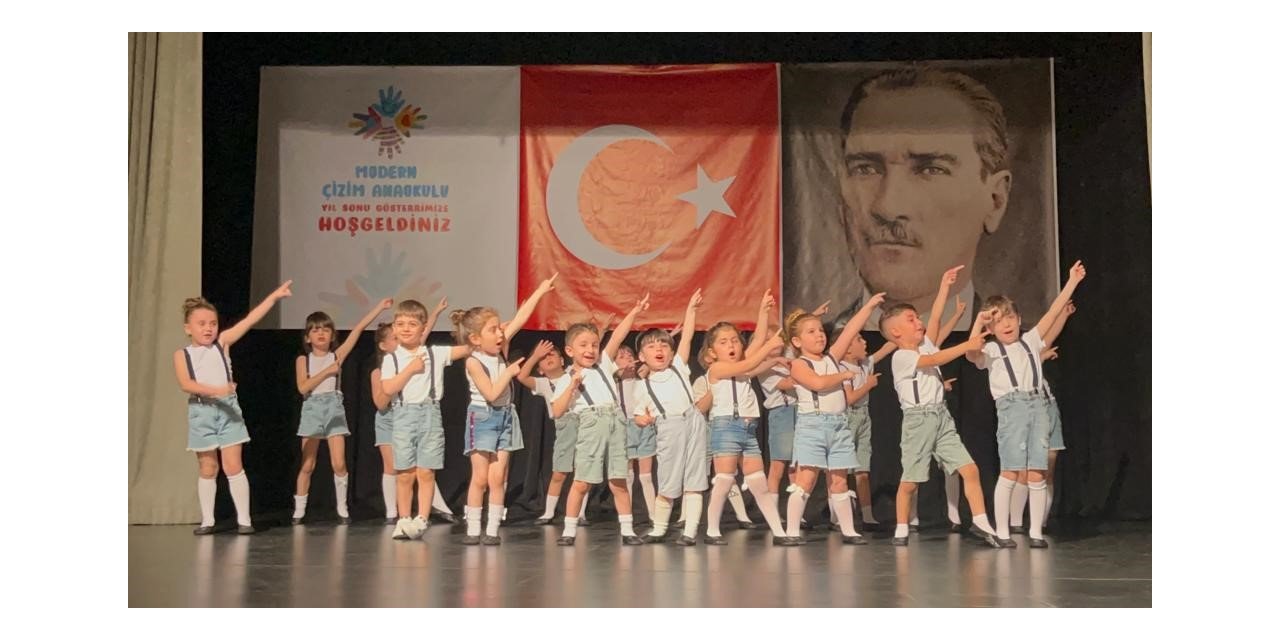 Modern Çizim Anaokulu Yıl Sonu Gösterisi Düzenlendi