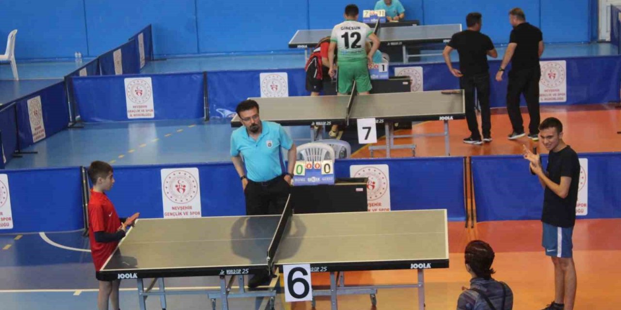 Özel sporcular Masa Tenisi Türkiye Şampiyonası Nevşehir’de yapılıyor