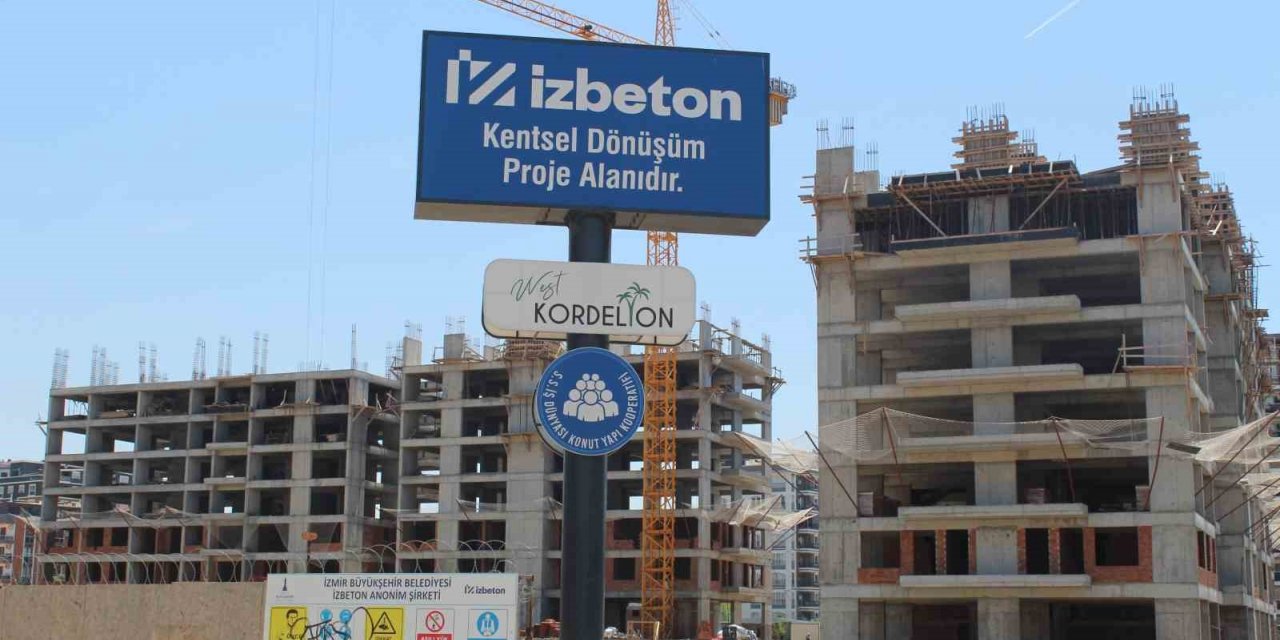 İzmir Büyükşehir Belediyesinin inşaatına eksik demir ve hatalı beton mührü