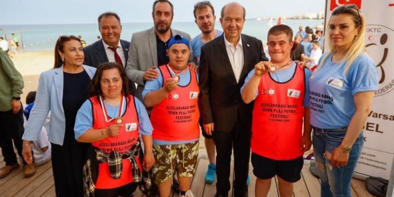 6 ülkenin katıldığı Down Plaj Futbol Festivali Kıbrıs’ta Yapıldı