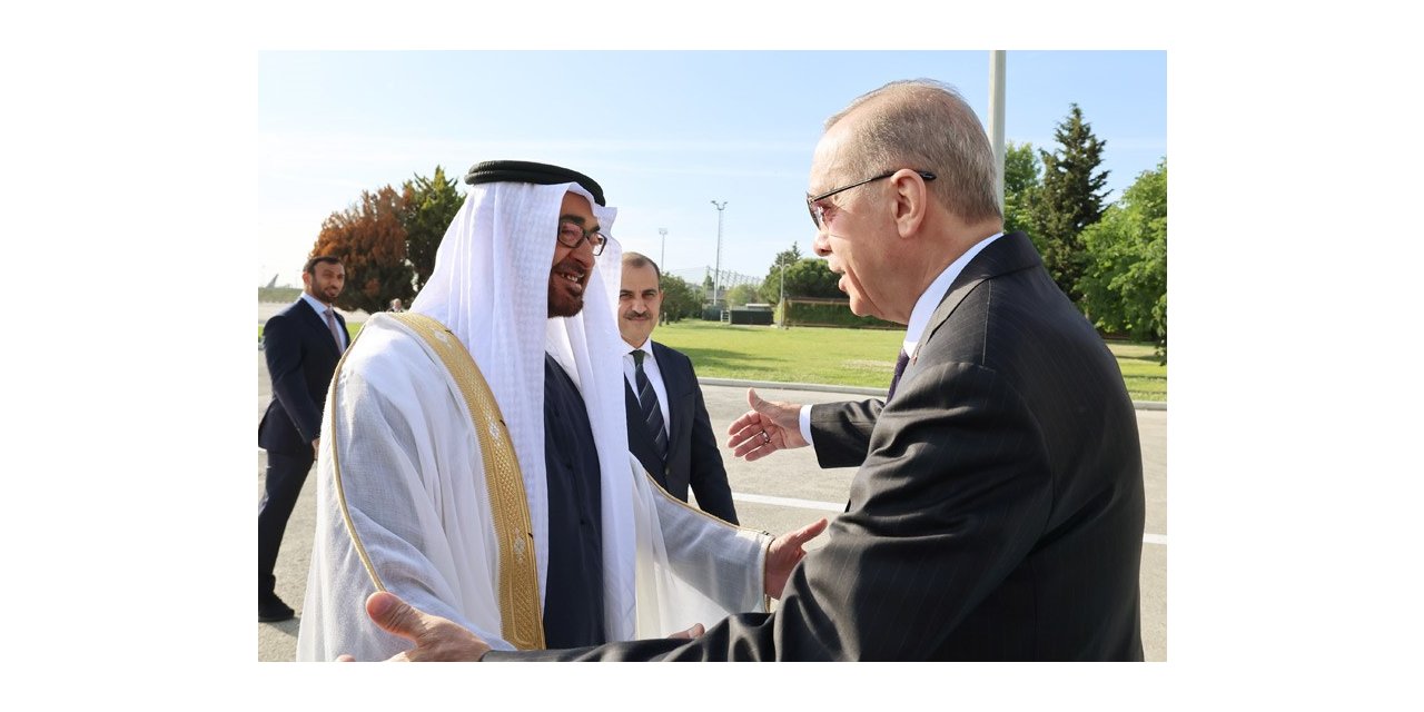 Cumhurbaşkanı Erdoğan, BAE Devlet Başkanı Al Nahyan ile bir araya geldi