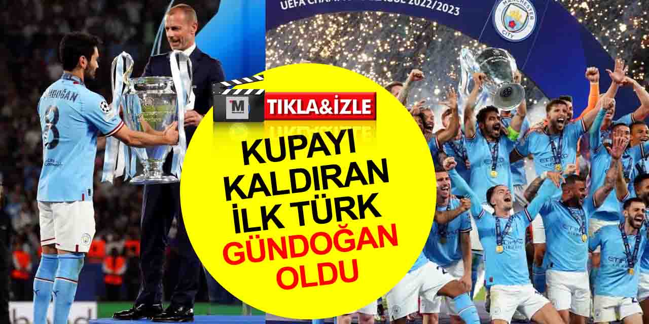 Şampiyonlar Ligi Kupası İstanbul’da İlkay Gündoğan’ın ellerinde yükseldi