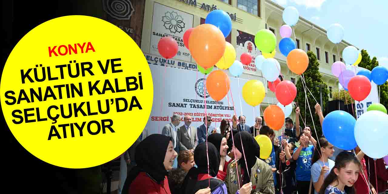 Konya'da güzel işler! Sanat Tasarım Atölyesi öğrencilerinin sergisi beğeni topladı