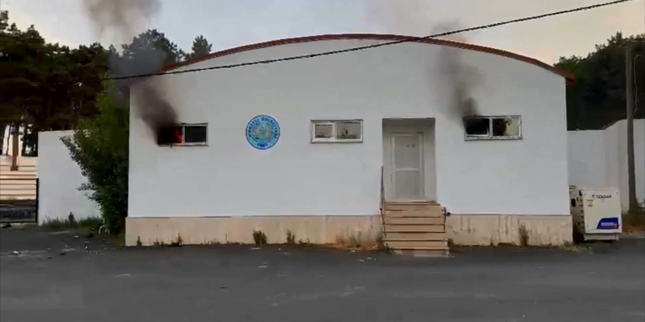 İnanlı Çeşmesi Amfi Tiyatro’da yangın