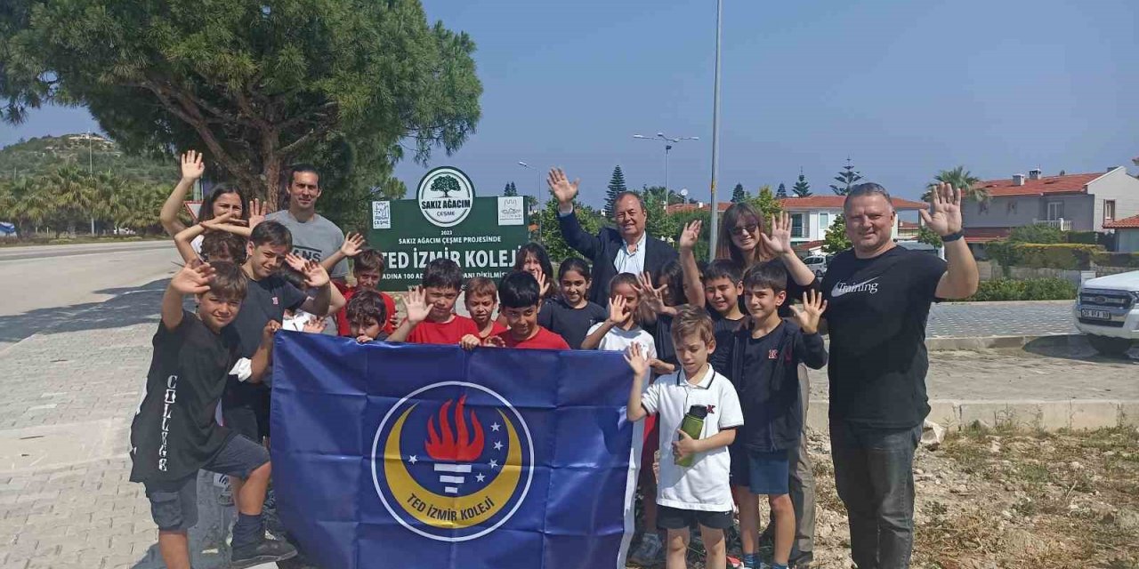 TED İzmir Koleji’nden "Sakız Ağacım Anavatanına Geri Dönüyor" projesine destek