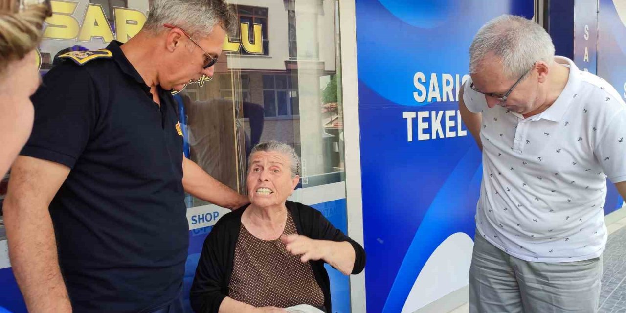 Keşan’da hayatından endişe edilen yaşlı kadın çarşıdan gelince yakınları rahat nefes aldı