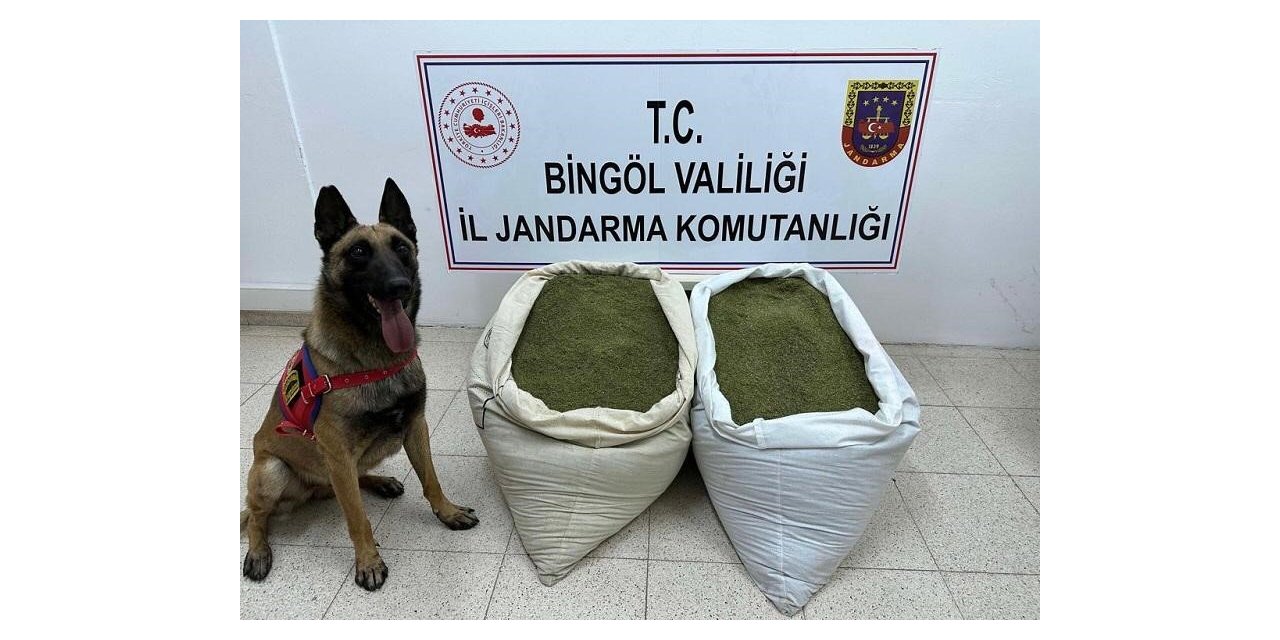 Bingöl’de 45 kilo uyuşturucu madde ele geçirildi
