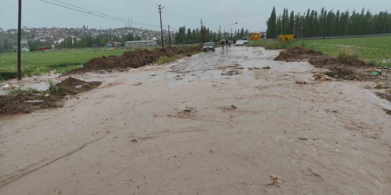 Kuvvetli yağış tarım arazilerinde hasara neden oldu