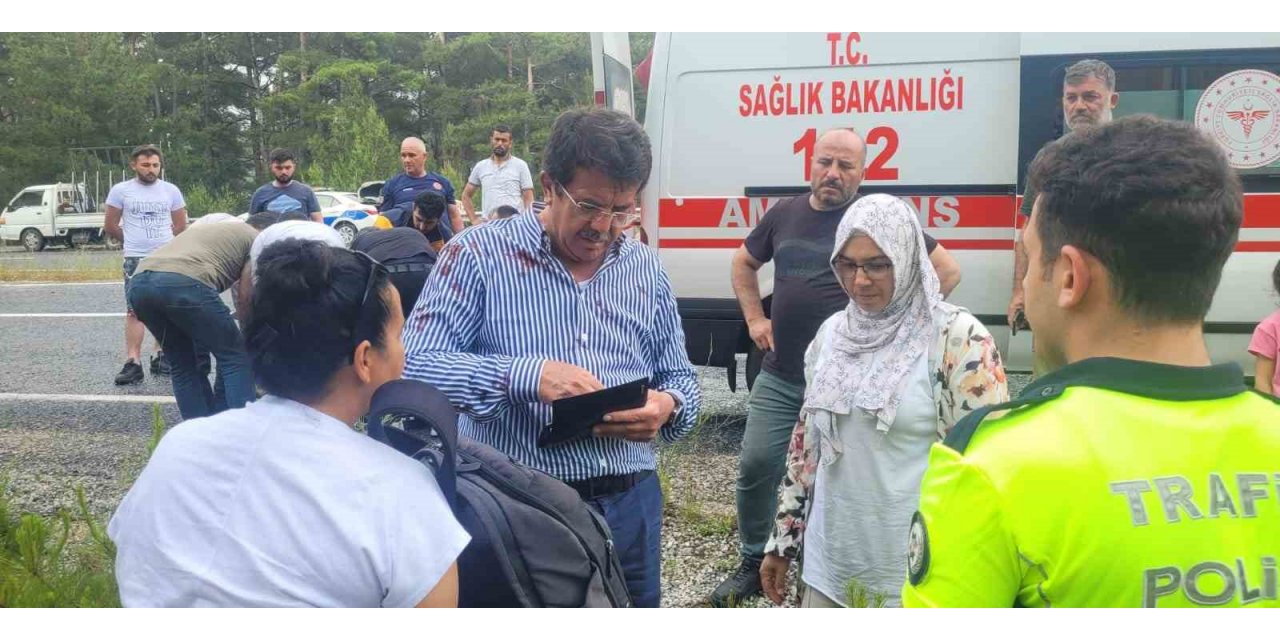 Eski Bakan Zeybekci kazada yaralandı