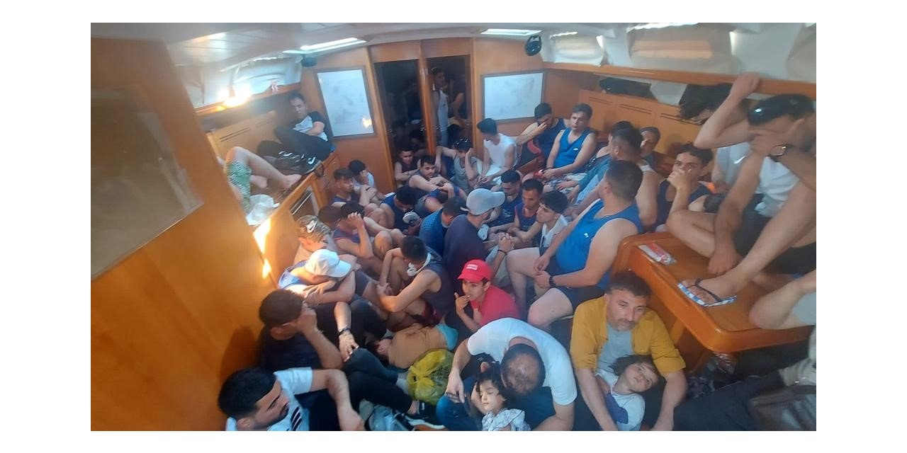 Bodrum’da 86 düzensiz göçmen yakalandı: 2 gözaltı