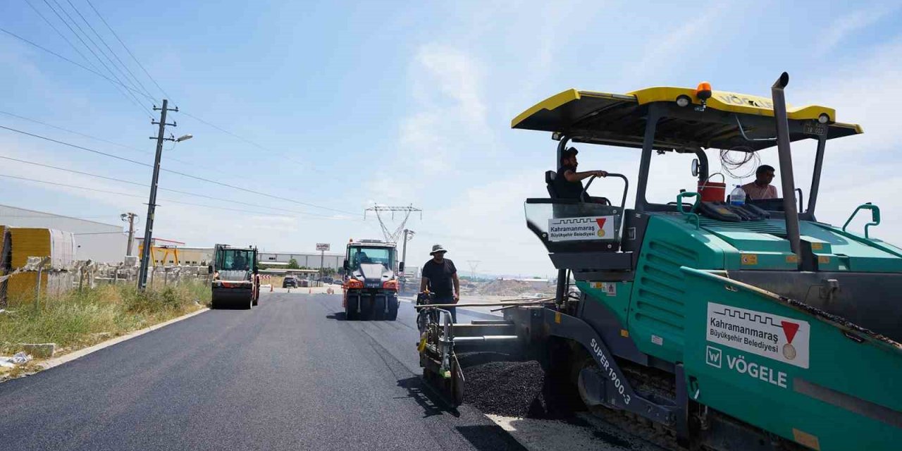 Kahramanmaraş’ta yol onarım çalışmaları