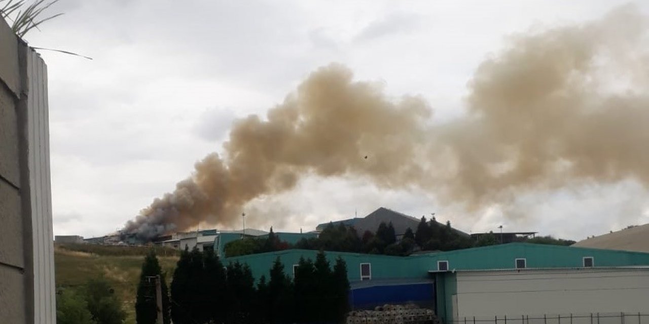 Tekirdağ’da tekstil fabrikasında yangın