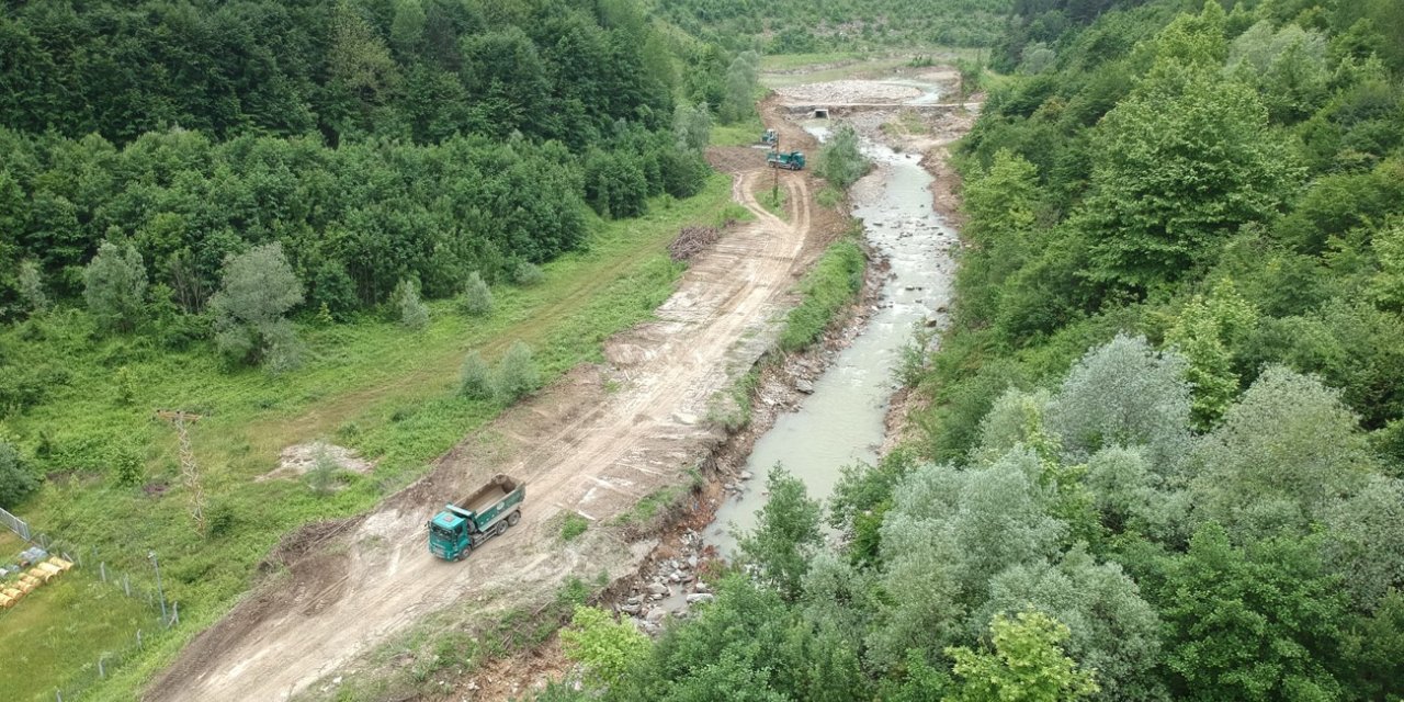 Sinop’ta zarar gören drenaj sistemi onarılıyor