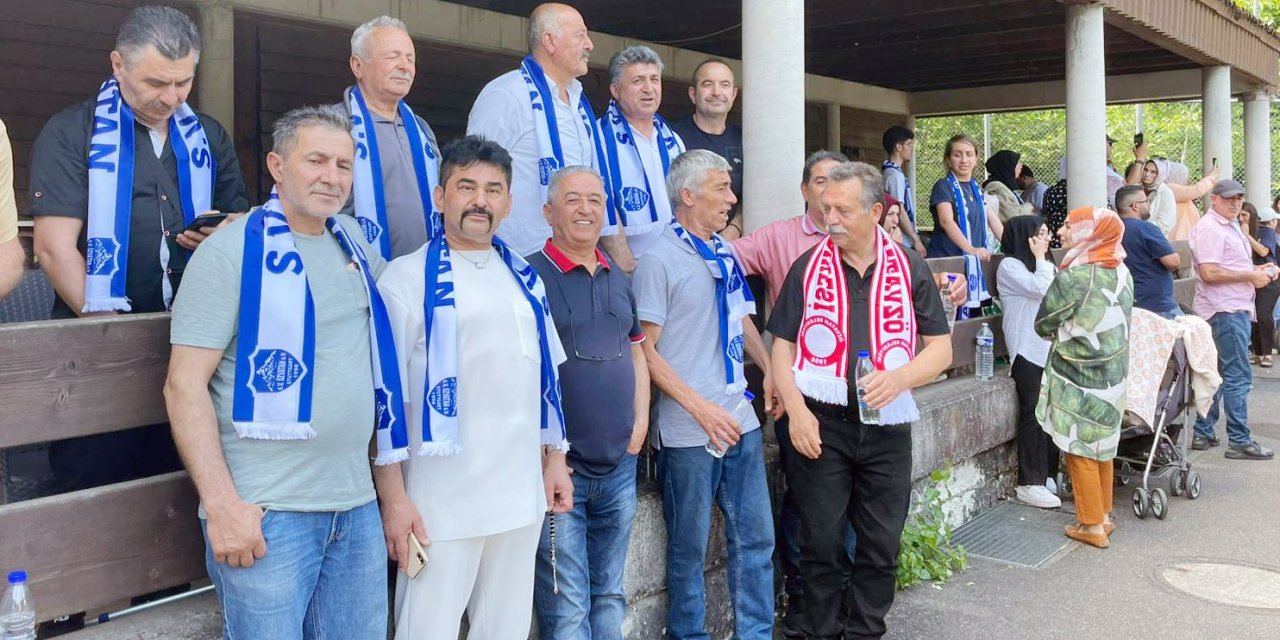 SV Özvatanspor şampiyon oldu, kupasını Halit Demir verdi