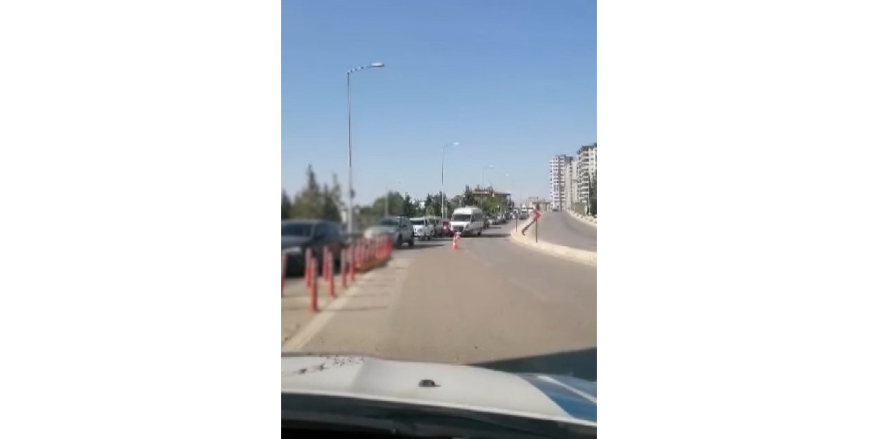 Gaziantep’te şerit ihlali yapan 17 sürücüye ceza