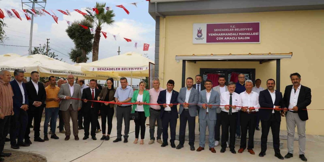 Şehzadeler Belediyesi Yeniharmandalı projesini hizmete açtı