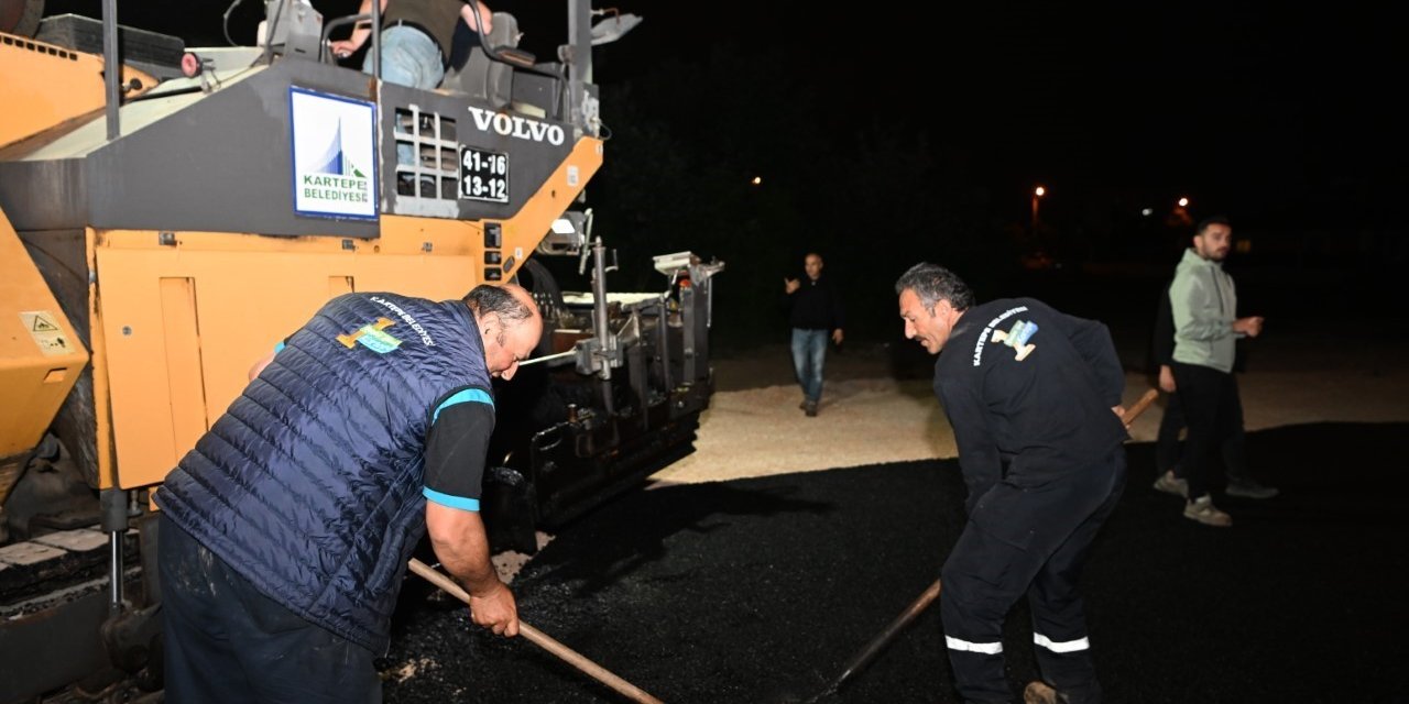 Kartepe’nin sokakları asfalta kavuşuyor