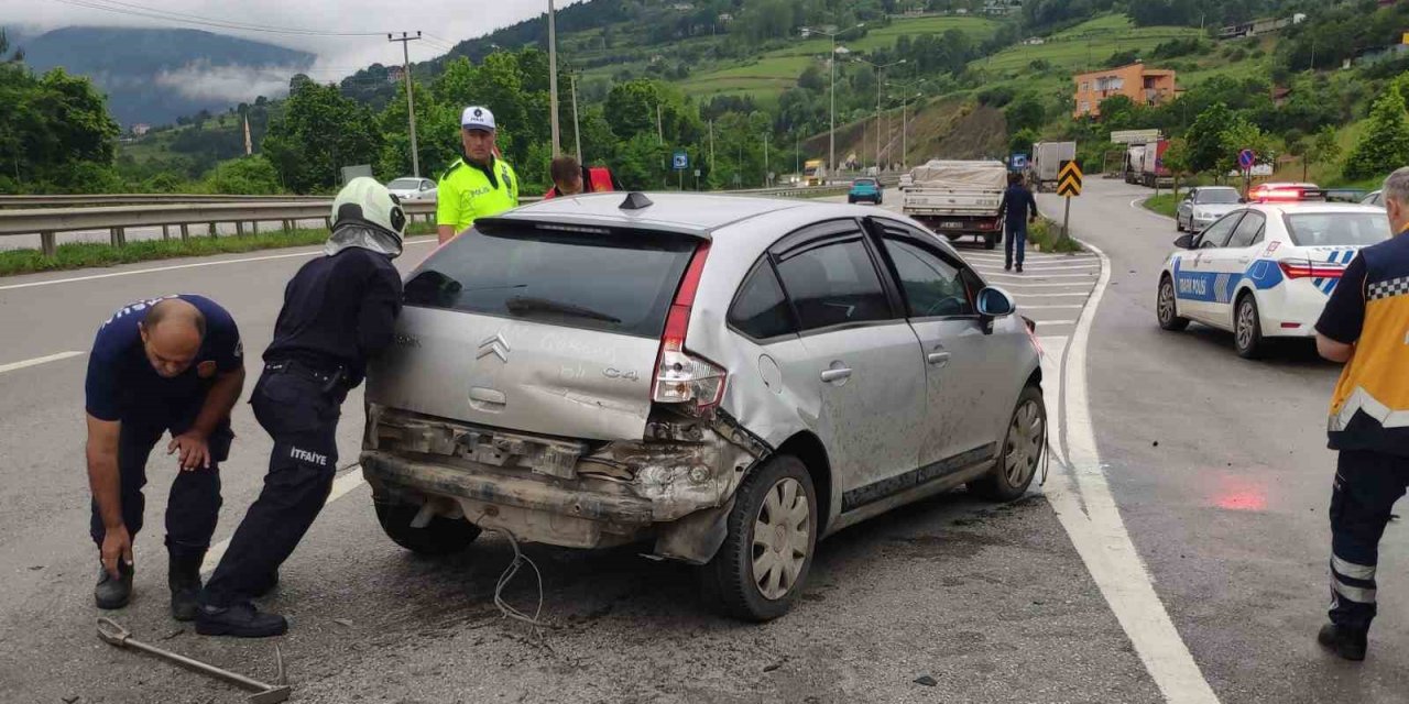 Samsun’da trafik kazası: 4 yaralı