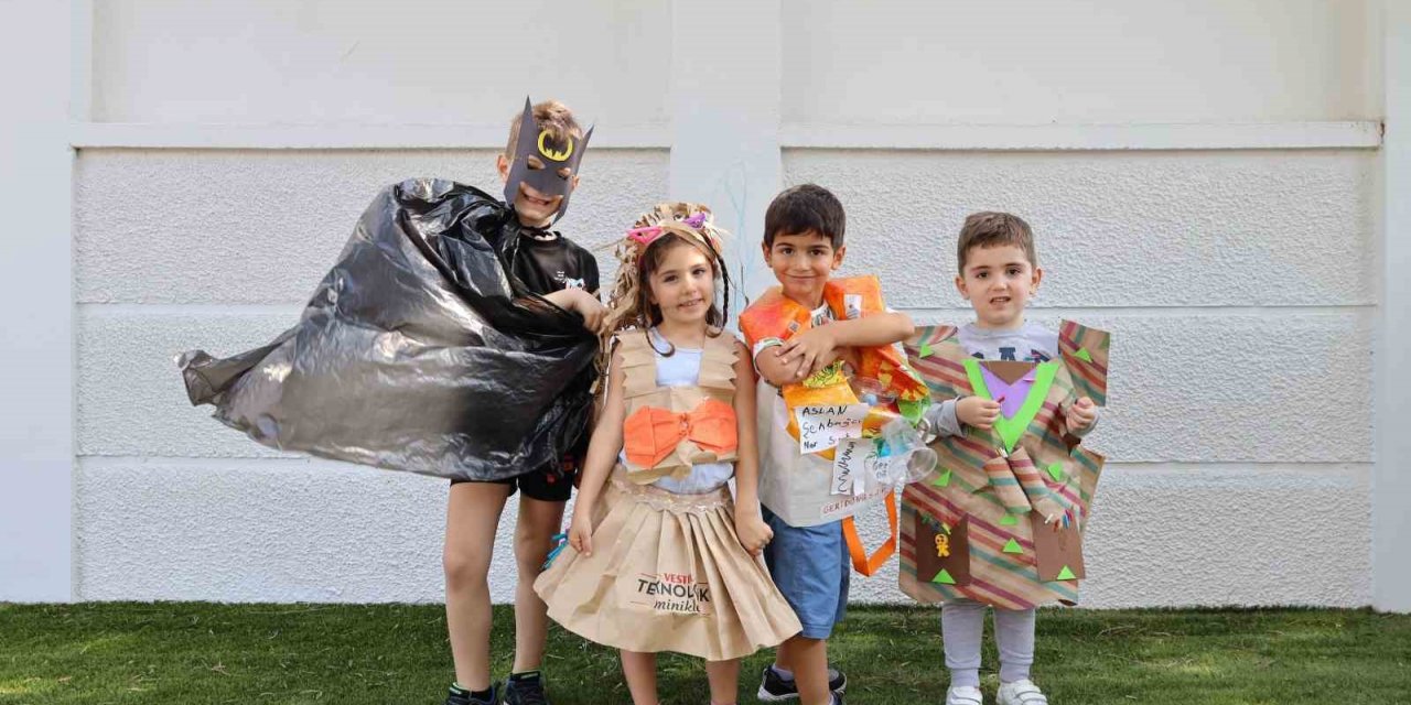 Çocuklardan ‘çevreci’ defile