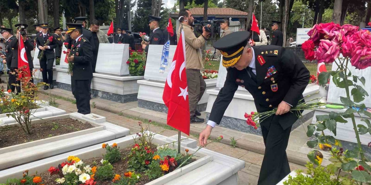 Jandarma Teşkilatının 184. kuruluş yıl dönümünde şehitler anıldı
