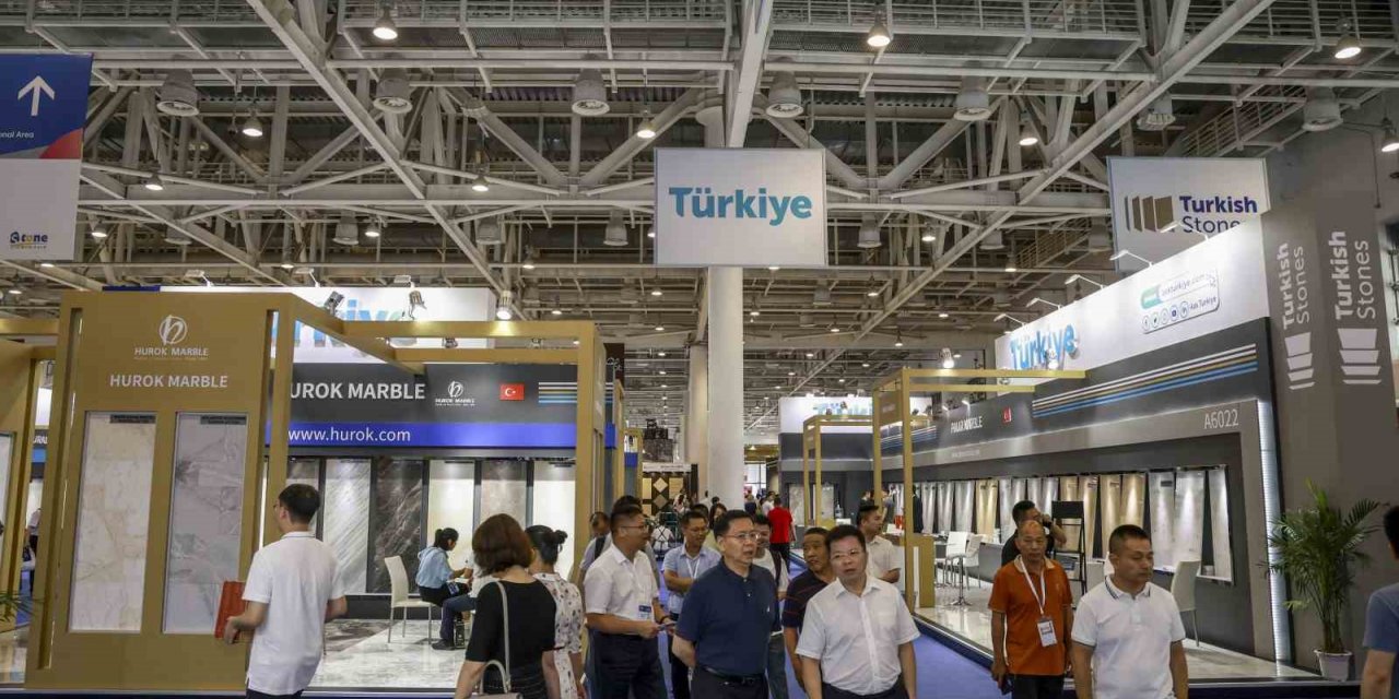 Türk doğal taş ihracatçıları Çin’de hedef büyüttü