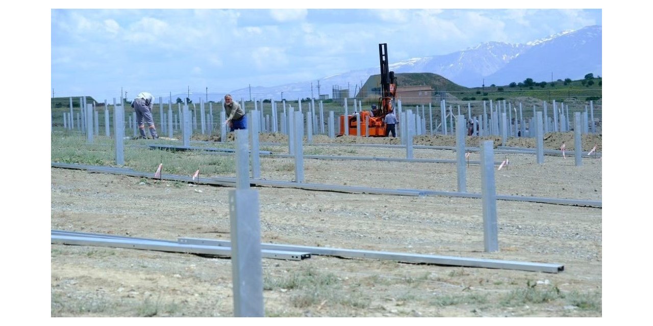 GES yapım çalışmaları devam ediyor