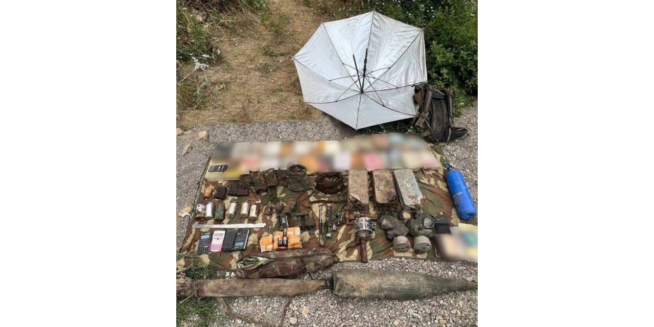 Pençe Yıldırım bölgesinde çok sayıda mühimmat ele geçirildi