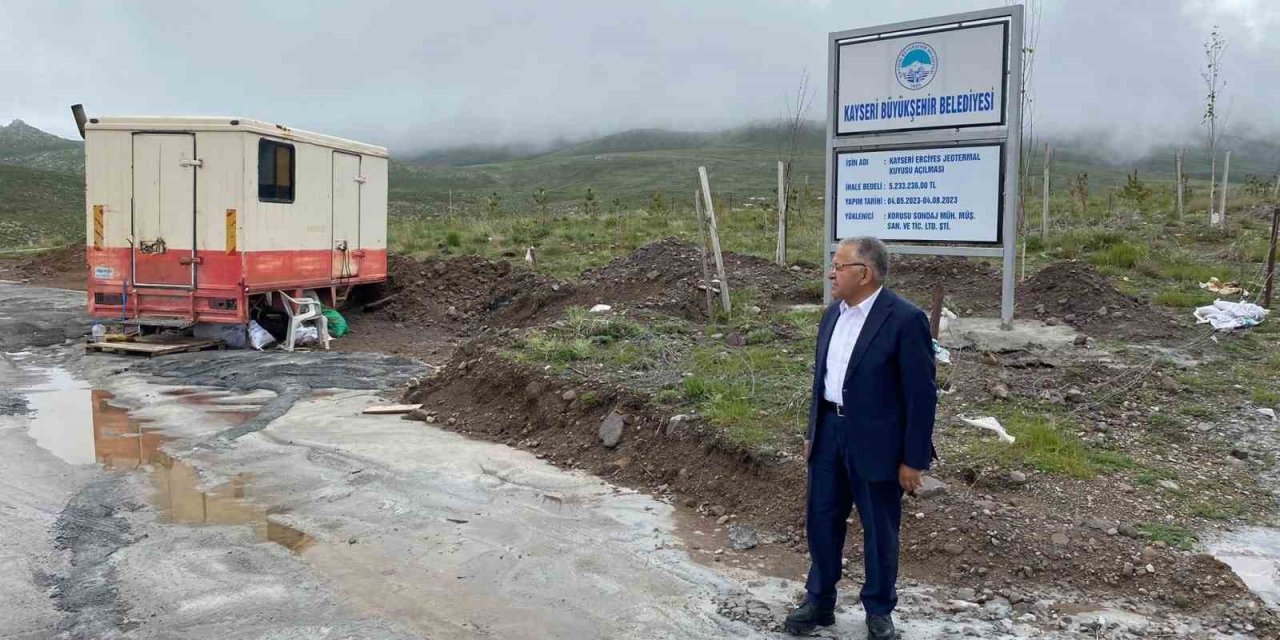 Başkan Büyükkılıç’tan Erciyes’te jeotermal sondaj incelemesi
