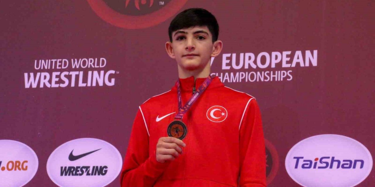 Milaslı güreşçi Avrupa üçüncüsü oldu
