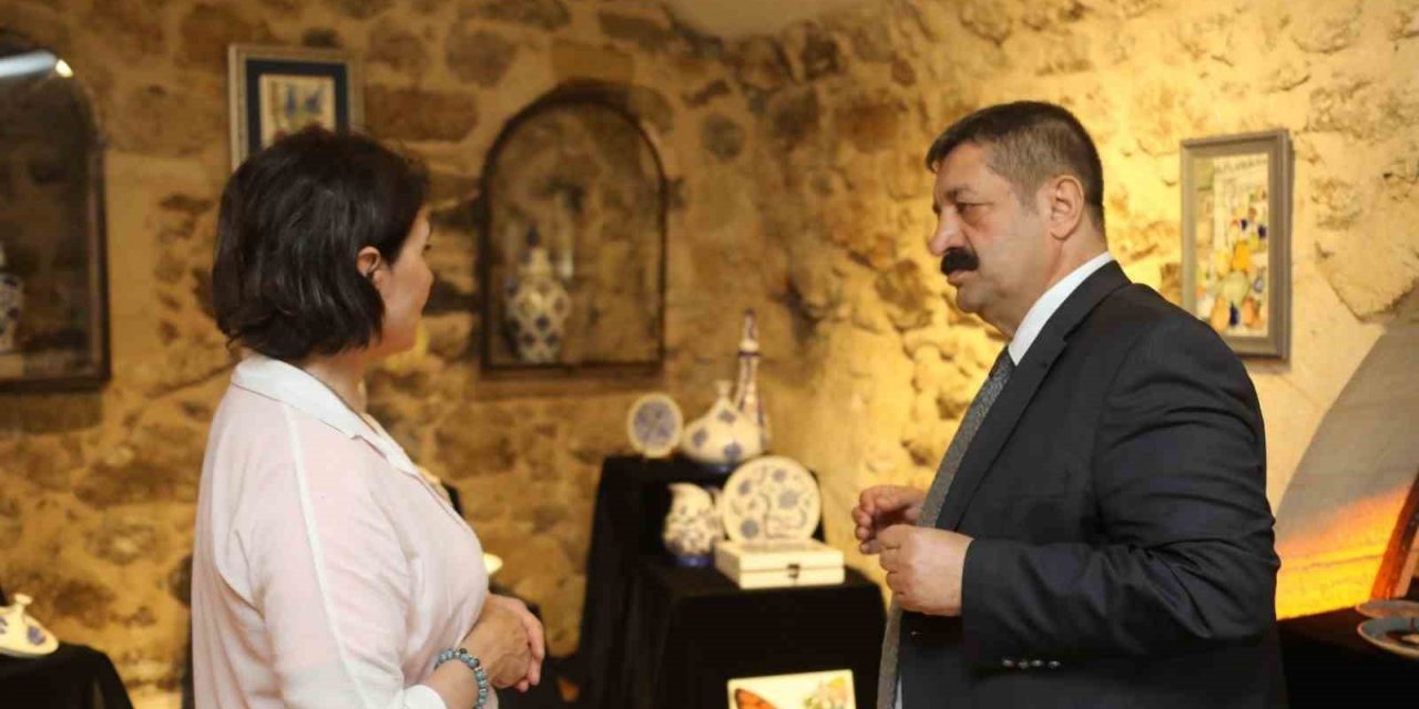 Kursiyerlerin el emekleri görücüye çıktı