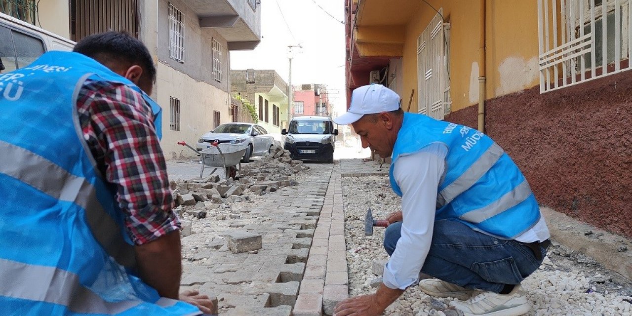 Eyyübiye’de sokaklar yenileniyor