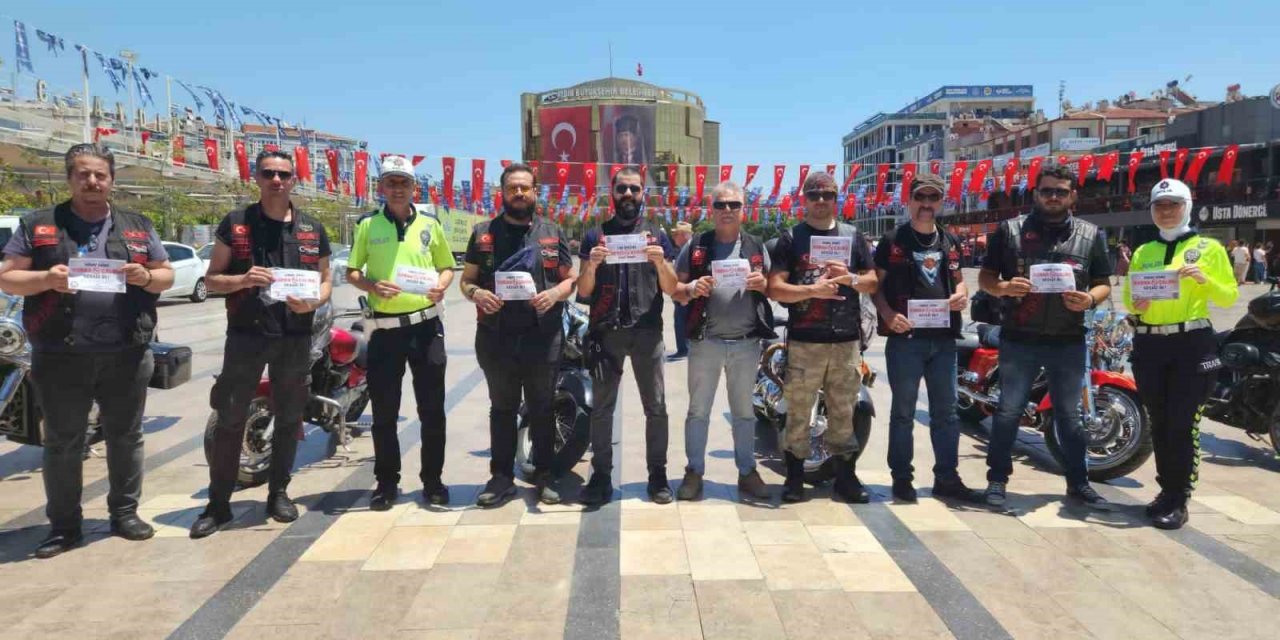 Aydın’da trafik ekiplerinden sürücülere ’korna çalmayın’ çağrısı