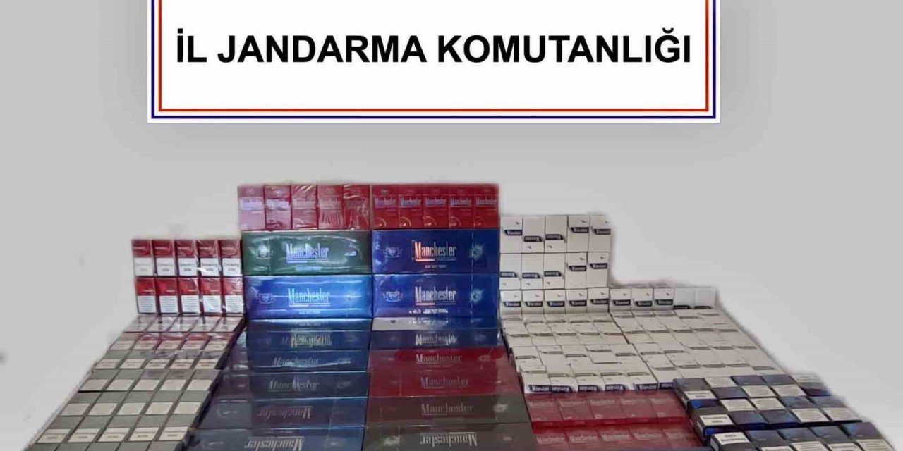 Çok miktarda kaçak sigrara yakalandı