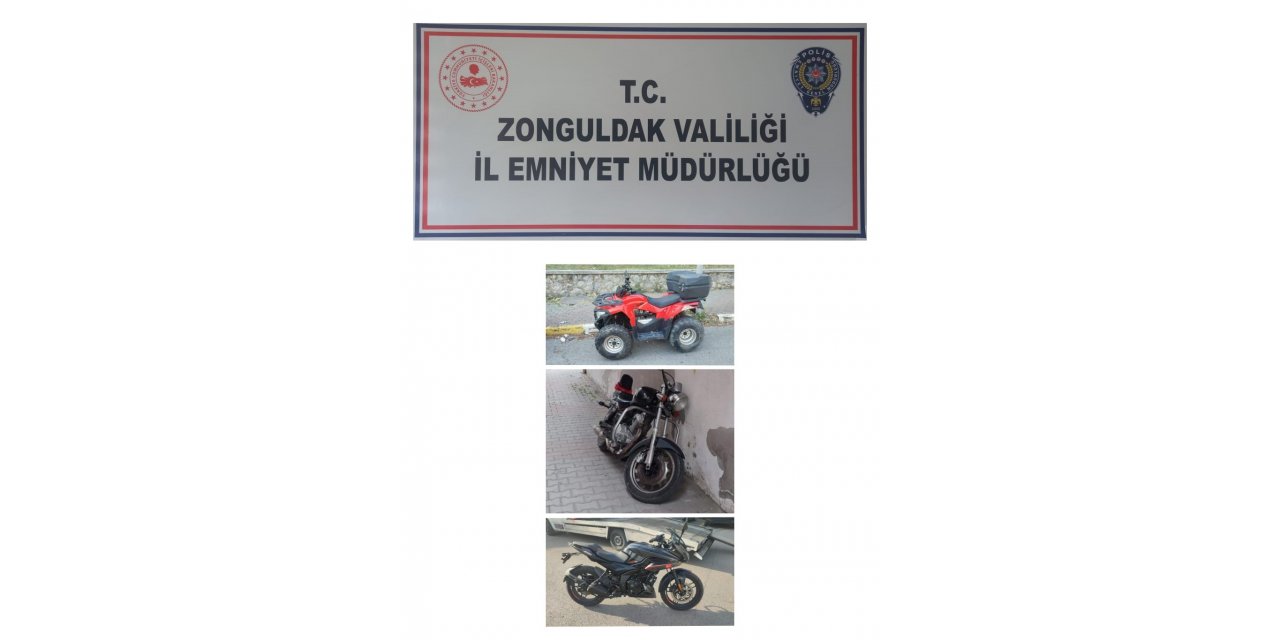 Motosiklet hırsızları yakalandı