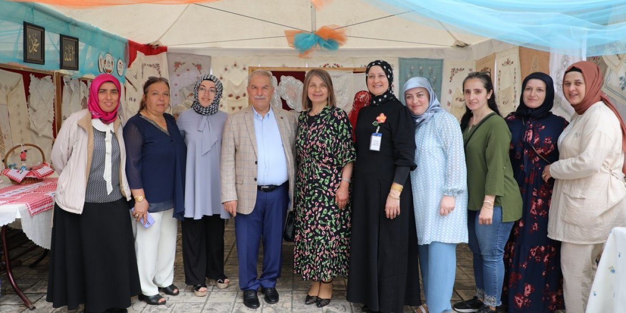 İlkadım’da el emeği göz nuru ürünler görücüye çıktı