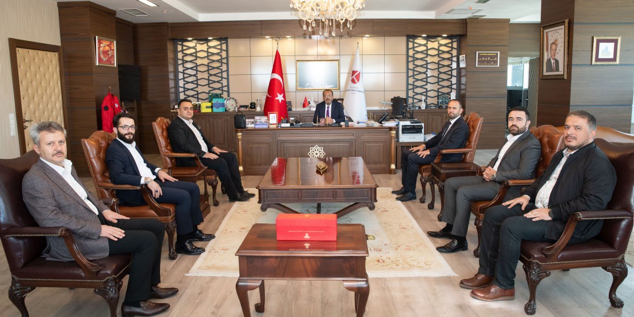 Dünya Erdemli İş Adamları Derneği’nden Konya Teknik Üniversitesi’ne ziyaret