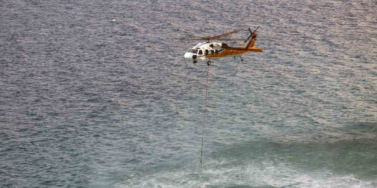T-70 yangın söndürme helikopteri ‘Nefes’ Muğla’da göreve başladı
