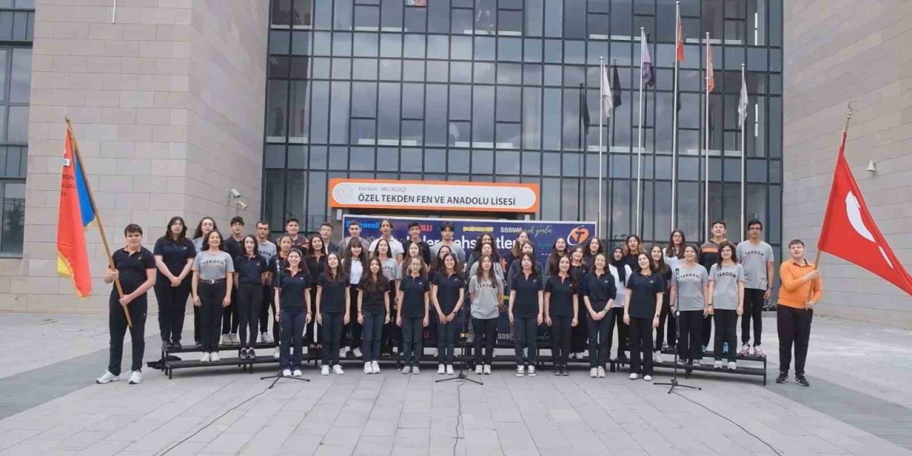 Tekden Koleji’den Kayseri için anlamlı klip