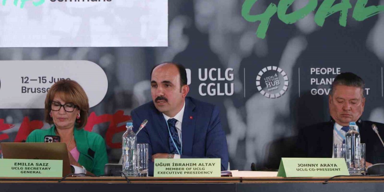 Başkan Altay: Konya olarak UCLG Dünya Konseyi’ne ev sahipliği yapacağız