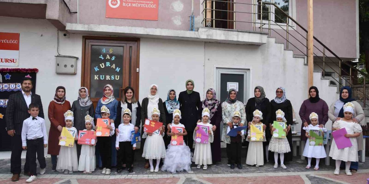 Kastamonu’da Kur’an kursları mezunlarını verdi