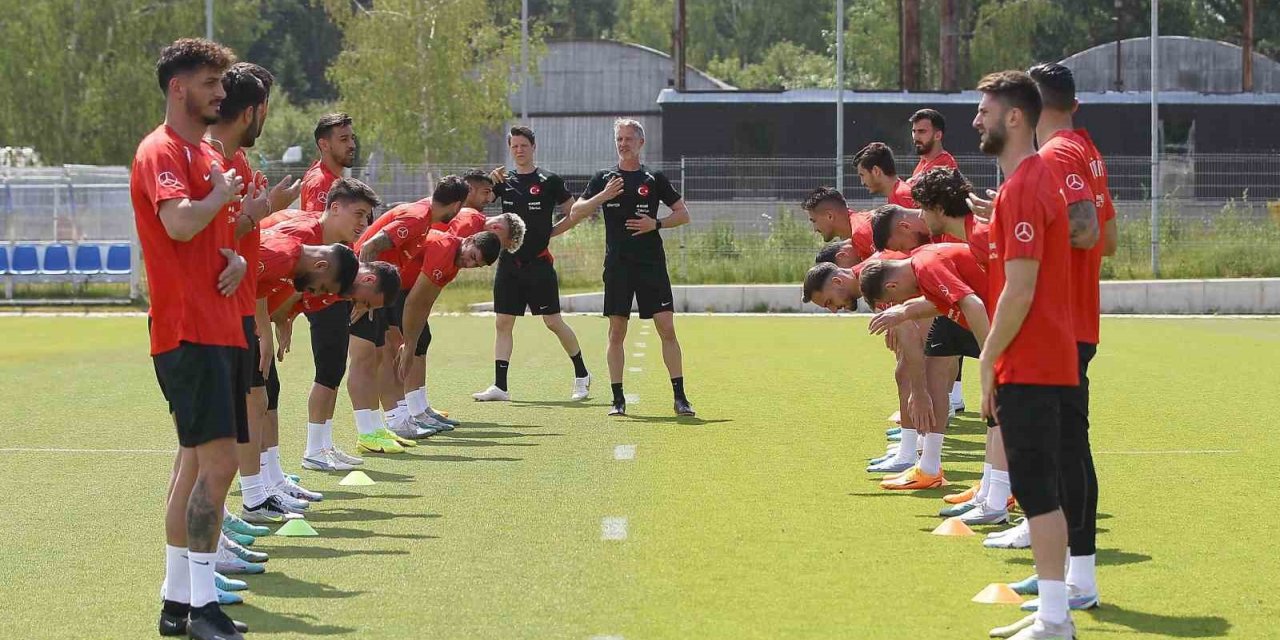 A Milli Takım, Letonya maçının hazırlıklarını tamamladı