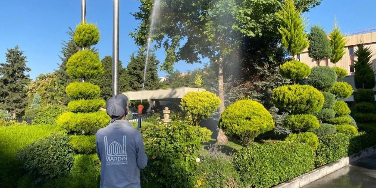 Mardin’de ilaçlama çalışmaları devam ediyor