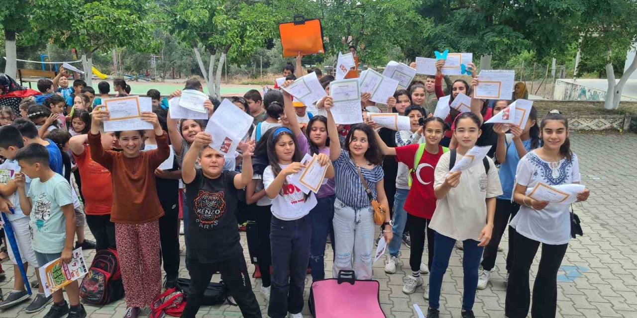 Köyceğiz’de 6774 öğrenci karne alarak tatile çıktı