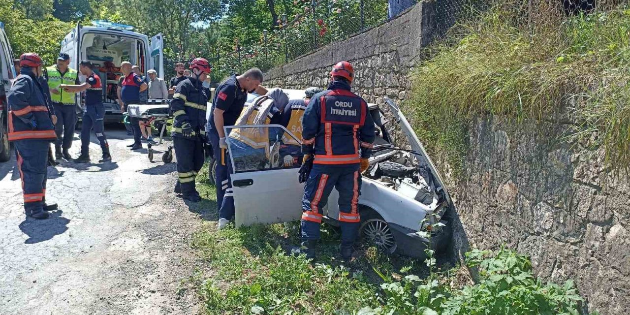 Ordu’da trafik kazası: 1 ölü, 1 yaralı